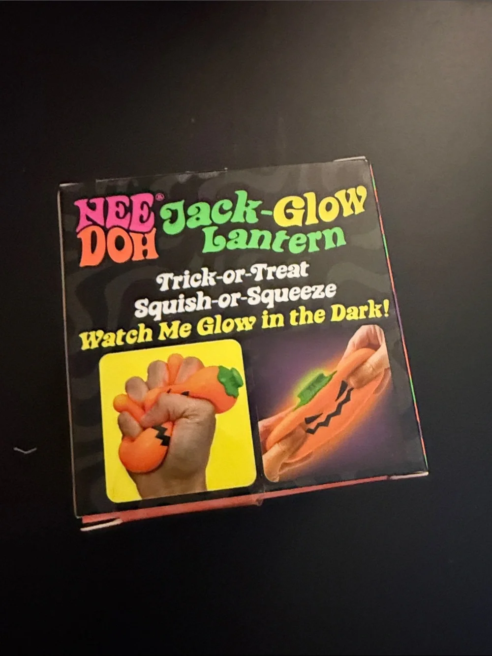Needoh Jack-Glow Lantern - Green Glow Halloween Toy